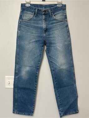 Rustler Men's Straight-Leg Blue Jeans